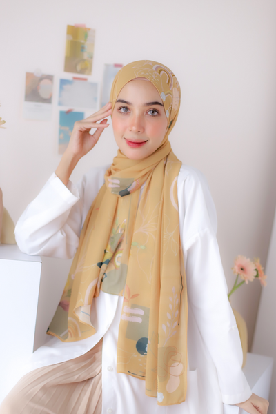 Pashmina Rainbow - PM11.8 Greeny Yellow