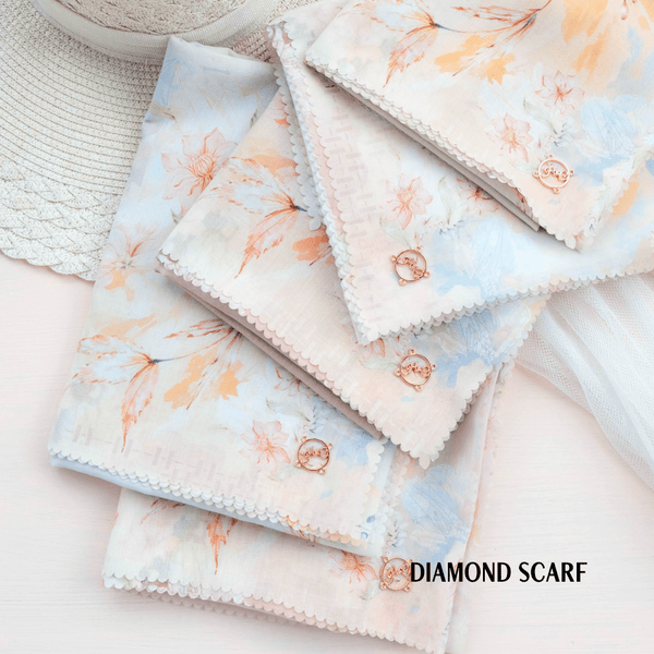 [ BUY 3 GET 1 FREE HIJAB ] Diamond Scarf - DN07.8 Sweet Pink