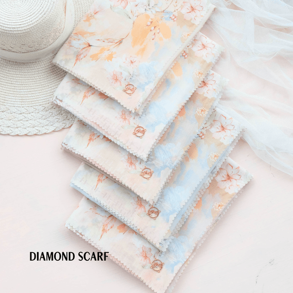[ BUY 3 GET 1 FREE HIJAB ] Diamond Scarf - DN07.8 Sweet Pink