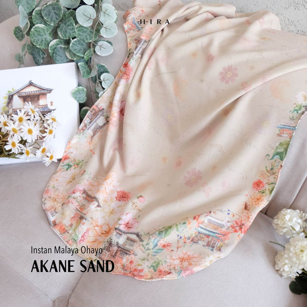 [ BUY 3 GET 1 FREE HIJAB ] Malaya Ohayo - MO55.3 Akane Sand