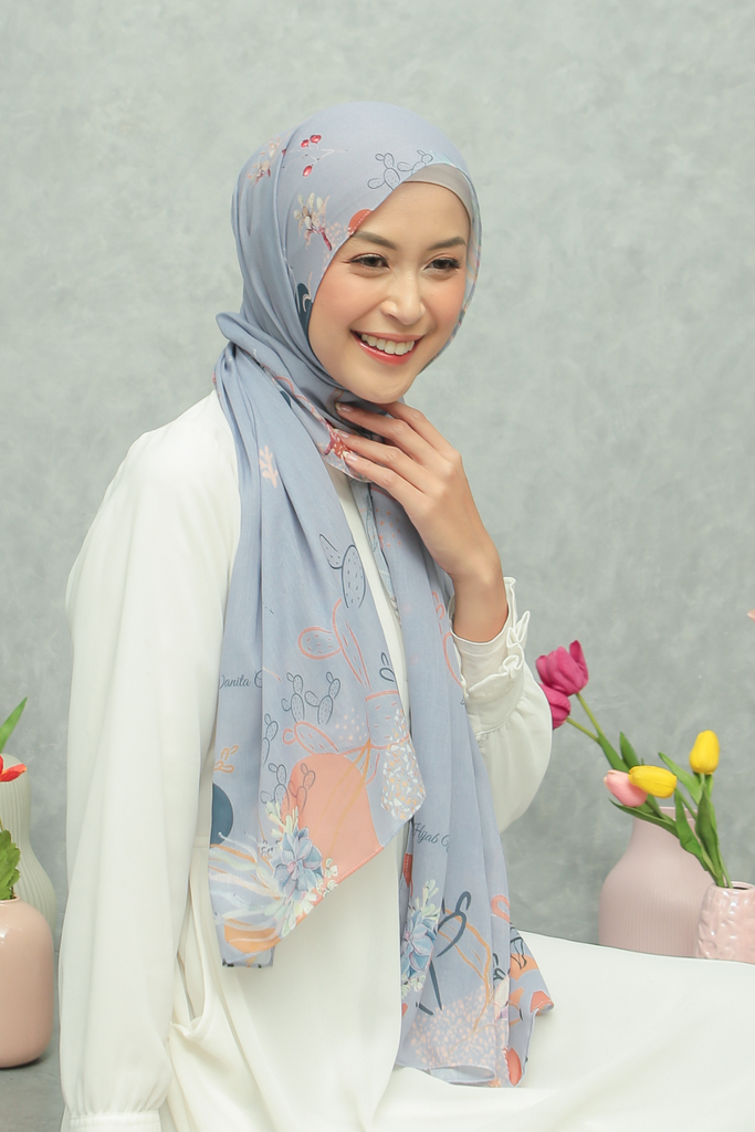 Pashmina Sahara - PM11.61 Grey
