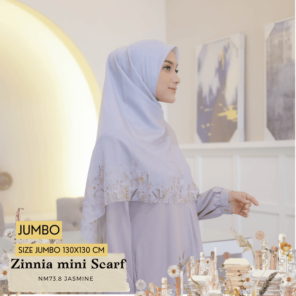 Zinnia Mini Scarf Jumbo - NM73.8 Jasmine