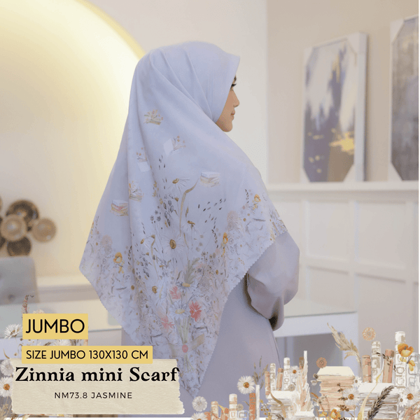 Zinnia Mini Scarf Jumbo - NM73.8 Jasmine