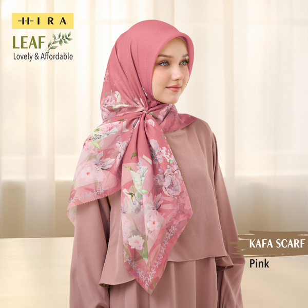 Leaf Kafa Scarf - KF30.6 VK30.6 JF30.6 Pink