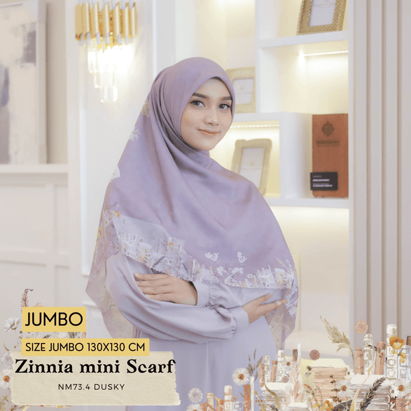 Zinnia Mini Scarf Jumbo - NM73.4 Dusky