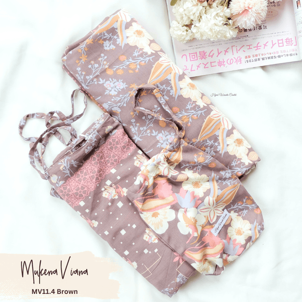 Mukena Viana Prayer Set - MV11.4 Brown