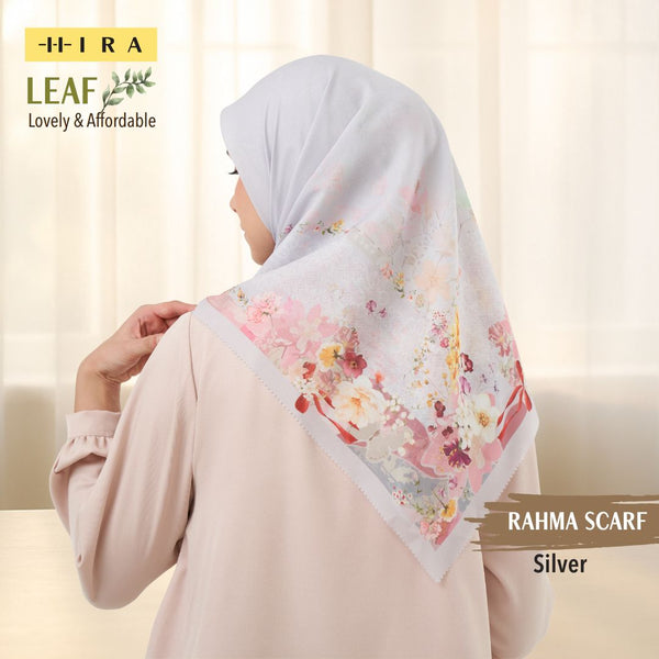 Leaf Rahma Scarf - AM31.8 AC31.8 HJ31.8 Silver