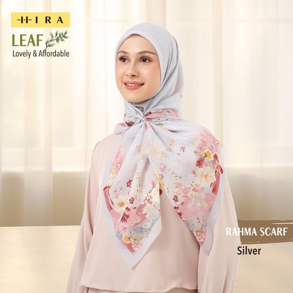 Leaf Rahma Scarf - AM31.8 AC31.8 HJ31.8 Silver