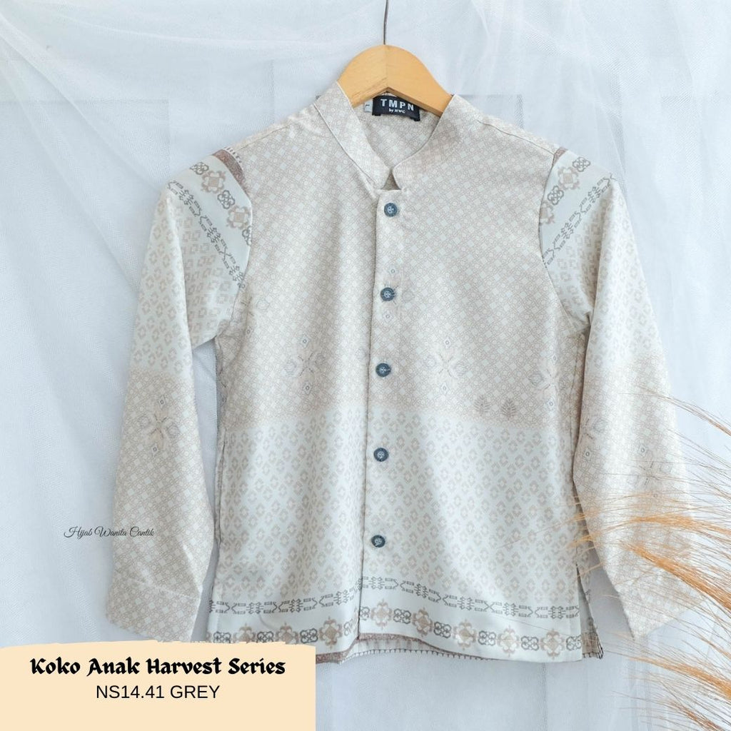 [ READY STOCK ] CLEARENCE SALE Koko Harvest Series Anak - NS14.41 Grey