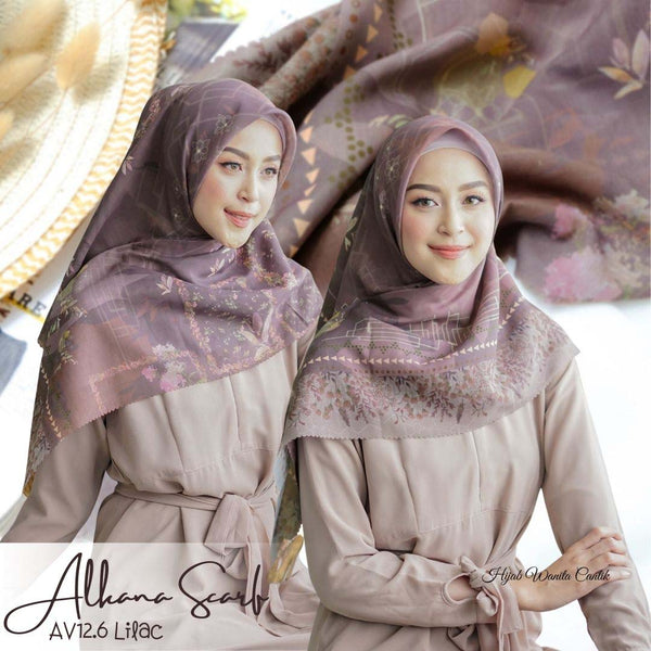 [DISKON AMBYAR] Last Stock Scarf Motif Hijabwanitacantik Series Hijab Kerudung Printing Motif