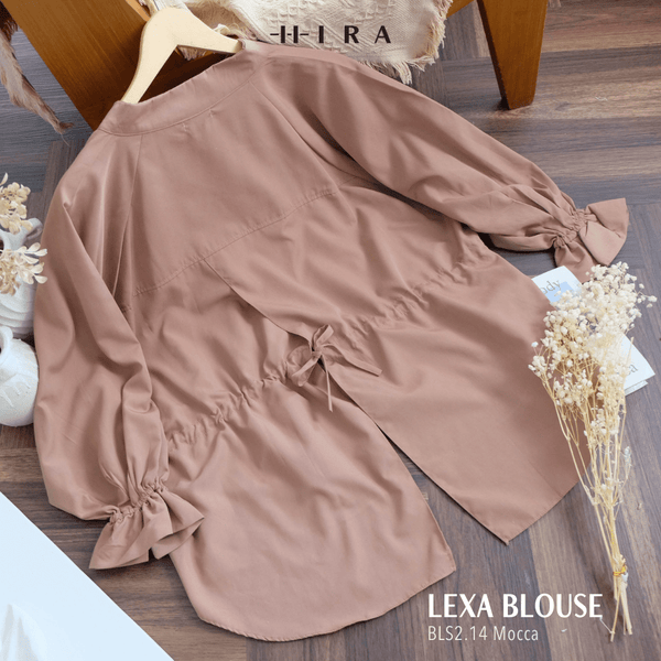 Mocca Blouse - BLS2.14 Lexa Mocca
