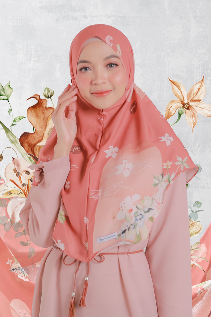 Hijab Instan Baiti Lily - BM45.34 Choco Peach