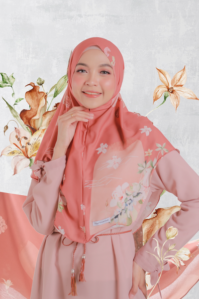 Hijab Instan Baiti Lily - BM45.34 Choco Peach