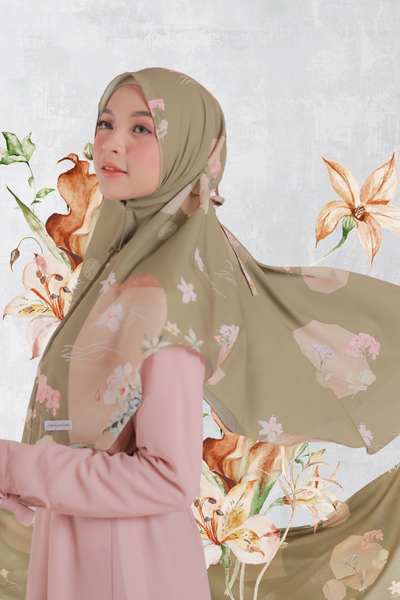 Hijab Instan Baiti Lily - BM45.35 Olive