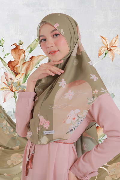 Hijab Instan Baiti Lily - BM45.35 Olive