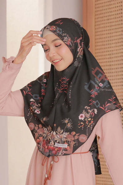 [ BUY 3 GET 1 FREE ] Hijab Instan Baiti Ery - BM45.56 Black