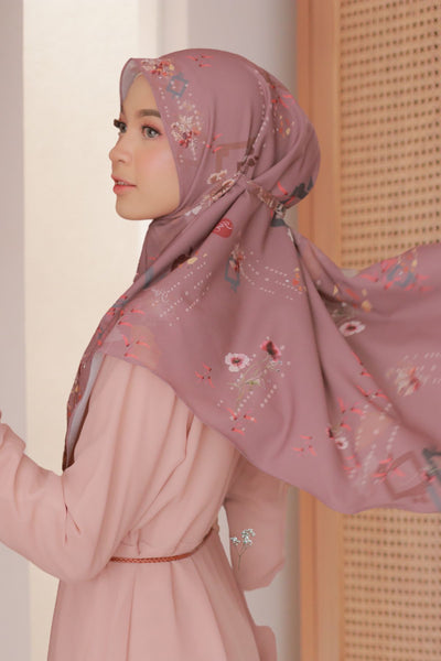 [ BUY 3 GET 1 FREE ] Hijab Instan Baiti Ery - BM45.58 Cocoa
