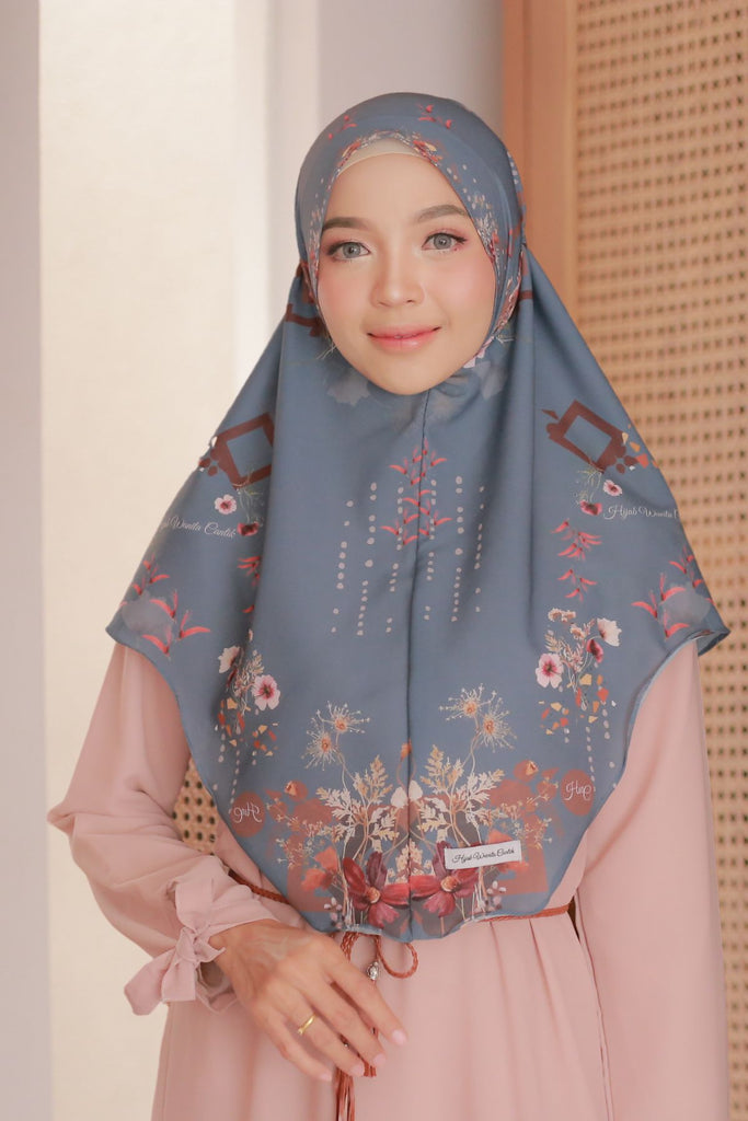 [ BUY 3 GET 1 FREE ] Hijab Instan Baiti Ery - BM45.60 Steel
