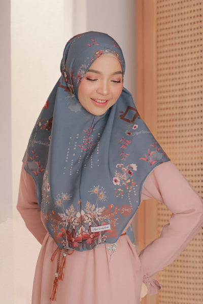 [ BUY 3 GET 1 FREE ] Hijab Instan Baiti Ery - BM45.60 Steel