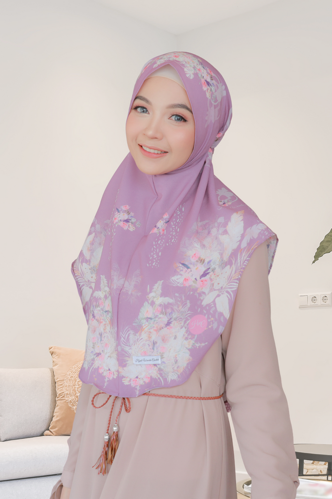 [ BUY 3 GET 1 FREE ] Hijab Instan Baiti Emily - BM45.93 Mauve