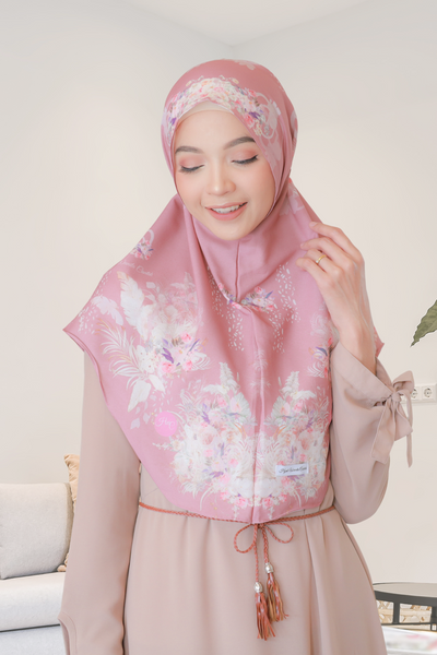 [ BUY 3 GET 1 FREE ] Hijab Instan Baiti Emily - BM45.94 Mocca Rose
