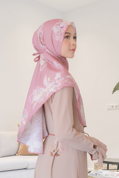 [ BUY 3 GET 1 FREE ] Hijab Instan Baiti Emily - BM45.94 Mocca Rose