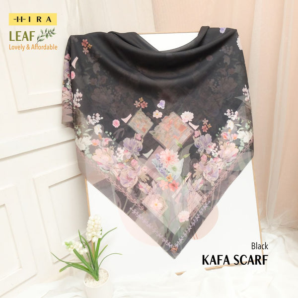 Leaf Kafa Scarf - KF30.1 VK30.1 JF30.1 Black