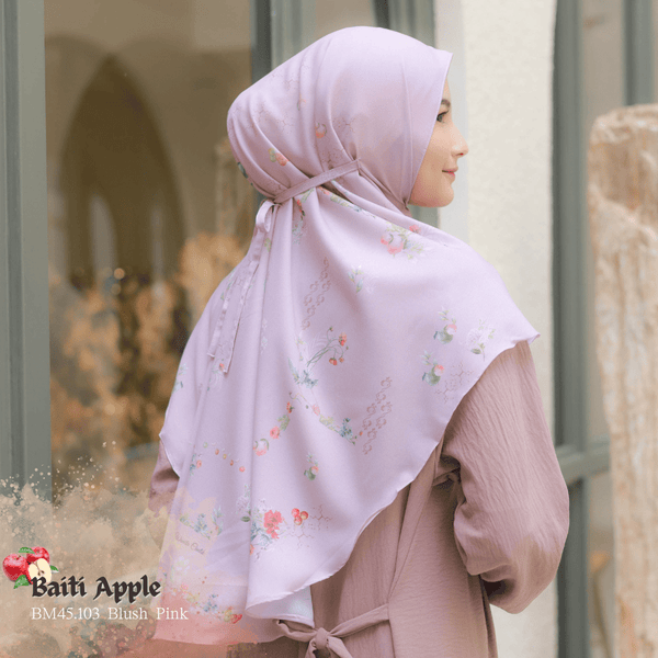 [ BUY 3 GET 5 ] Extra 2 Hadiah Hijab Instan Baiti Apple - BM45.103 Blush Pink