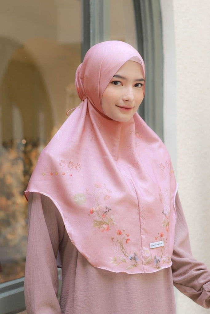 [ BUY 3 GET 1 FREE ] Hijab Instan Baiti Apple - BM45.103 Blush Pink