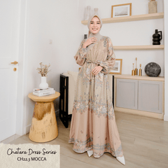 [ READY STOCK ] Chatara Dress - CH22.3 Mocca