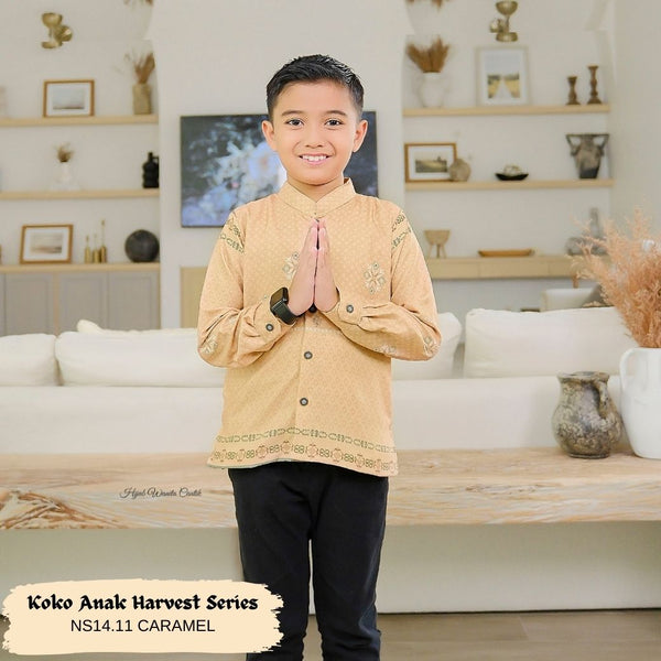 [ READY STOCK ] Koko Harvest Series Anak - NS14.11 Caramel