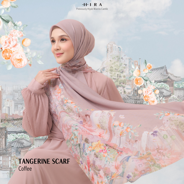 [ BUY 3 GET 1 FREE HIJAB ] Tangerine Scarf - ST16.11 TV16.11 TJ16.11 Coffee