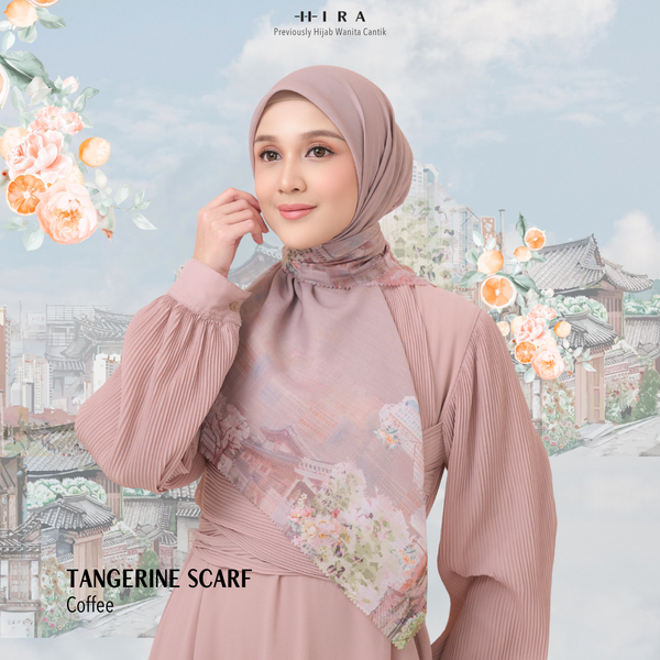 [ BUY 3 GET 1 FREE HIJAB ] Tangerine Scarf - ST16.11 TV16.11 TJ16.11 Coffee