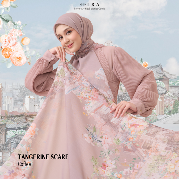 [ BUY 3 GET 1 FREE HIJAB ] Tangerine Scarf - ST16.11 TV16.11 TJ16.11 Coffee