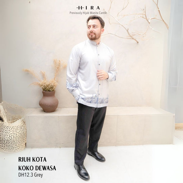 Koko Dewasa Riuh Kota Series - DH12.3 Grey