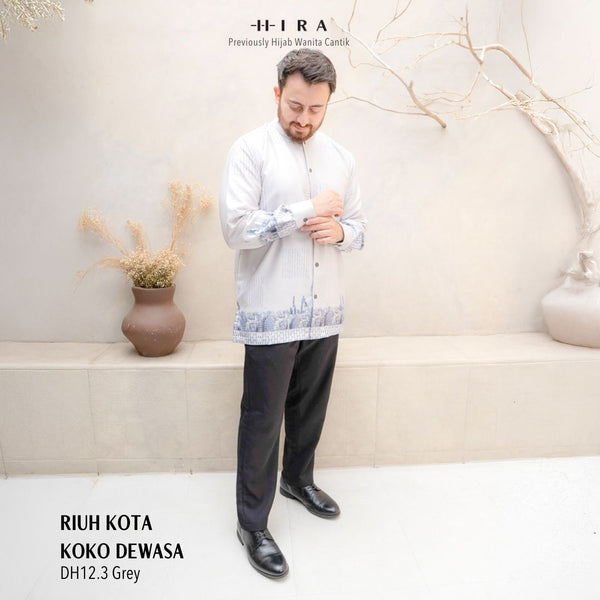 Koko Dewasa Riuh Kota Series - DH12.3 Grey
