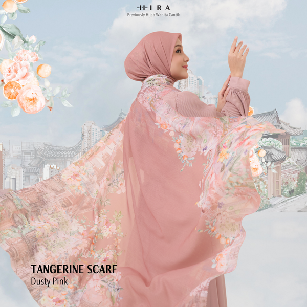 [ BUY 3 GET 1 FREE HIJAB ] Tangerine Scarf - ST16.9 TV16.9 TJ16.9 Dusty Pink