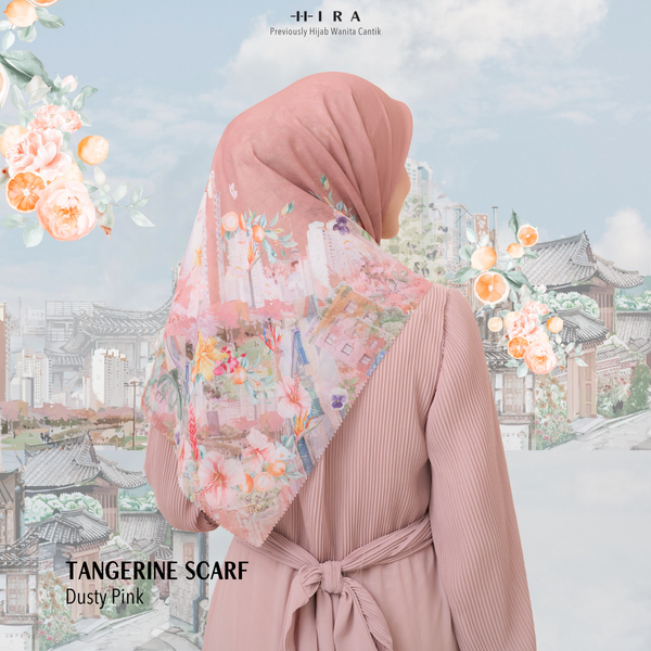 [ BUY 3 GET 1 FREE HIJAB ] Tangerine Scarf - ST16.9 TV16.9 TJ16.9 Dusty Pink