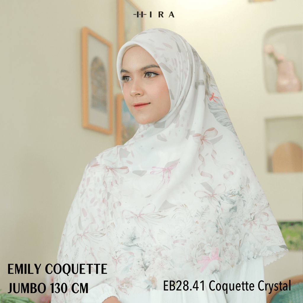 [ BUY 3 GET 1 FREE HIJAB ] Emily Scarf Jumbo - EB28.41 Coquette Crystal