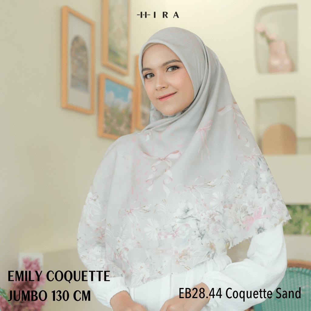 [ BUY 3 GET 1 FREE HIJAB ] Emily Scarf Jumbo - EB28.44 Coquette Sand