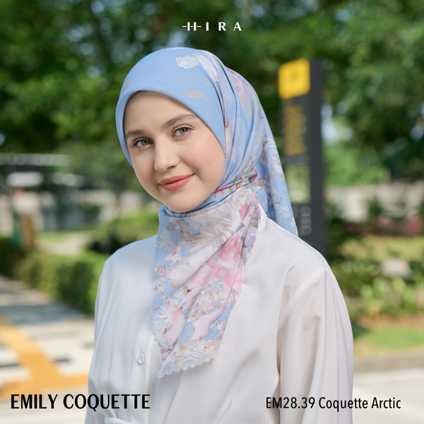 [ BUY 3 GET 1 FREE HIJAB ] Emily Scarf - EM28.39 Coquette Arctic
