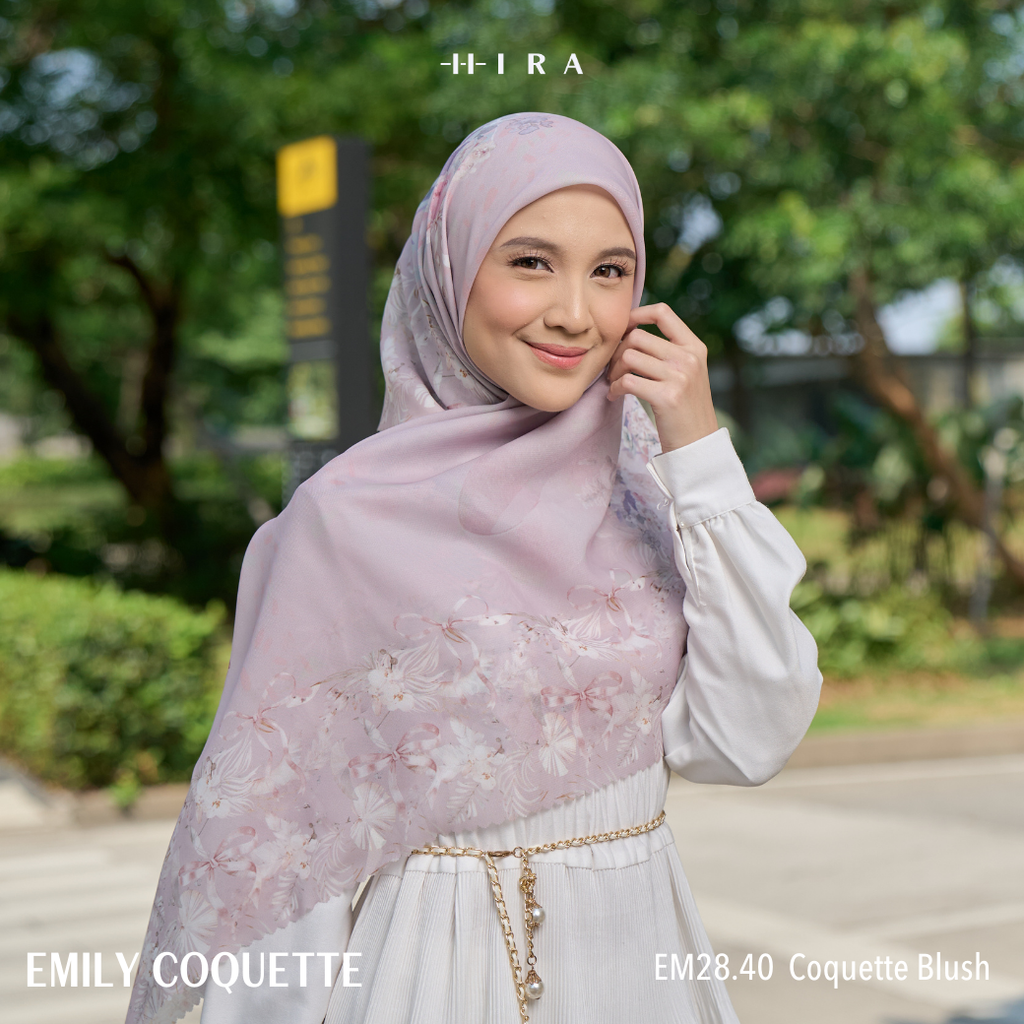 [ BUY 3 GET 1 FREE HIJAB ] Emily Scarf - EM28.40 Coquette Blush