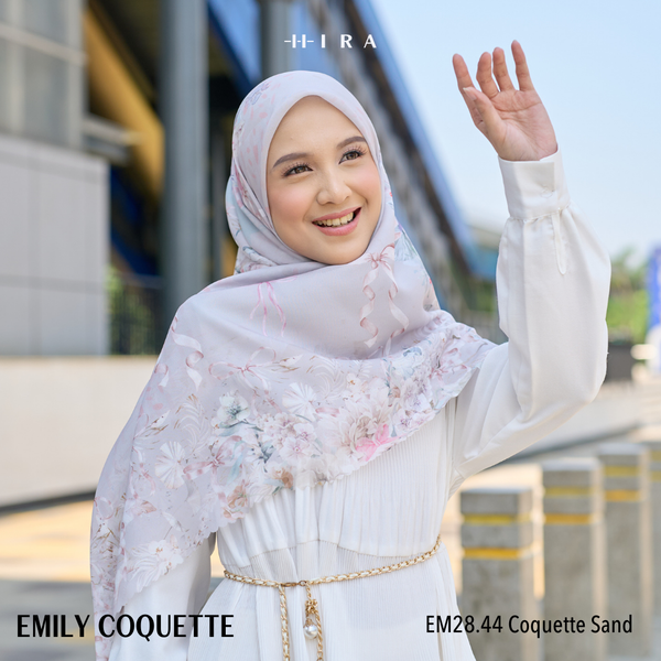 [ BUY 3 GET 1 FREE HIJAB ] Emily Scarf - EM28.44 Coquette Sand