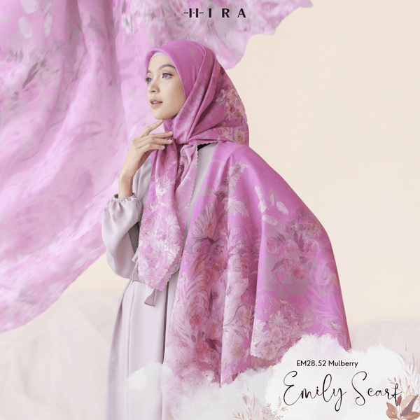 [ BUY 3 GET 1 FREE HIJAB ] Emily Scarf - EM28.52 Mulberry