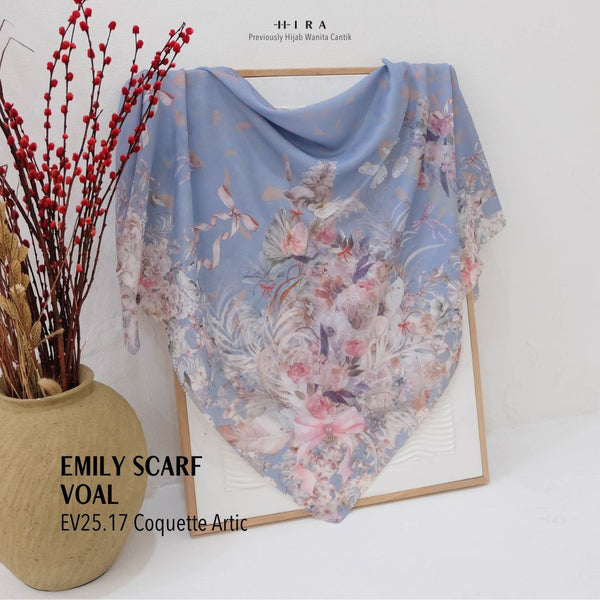 [ BUY 3 GET 1 FREE HIJAB ] Emily Scarf Voal - EV25.17 Coquette Artic