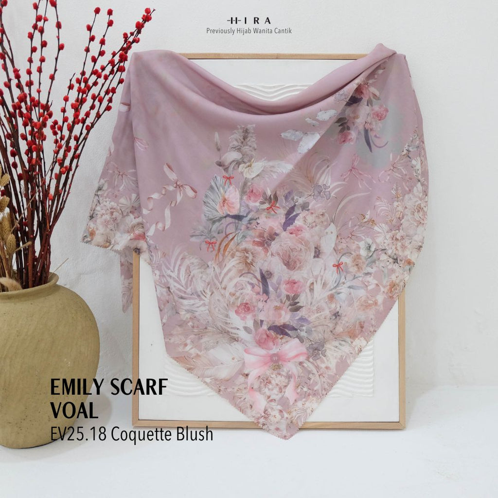 [ BUY 3 GET 1 FREE HIJAB ] Emily Scarf Voal - EV25.18 Coquette Blush