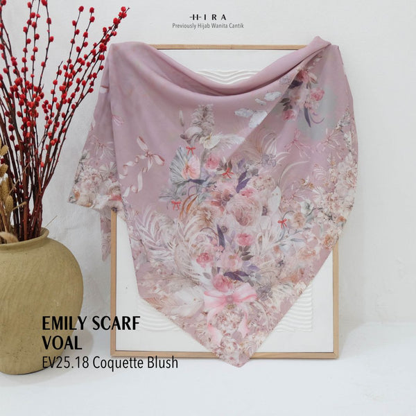 [ BUY 3 GET 1 FREE HIJAB ] Emily Scarf Voal - EV25.18 Coquette Blush