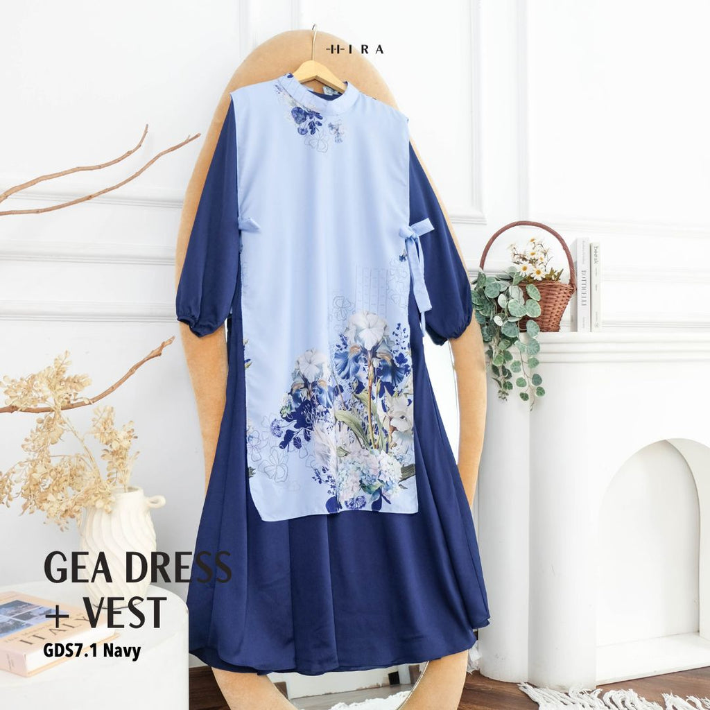 Gea Dress & Vest - GDS7.1 Navy