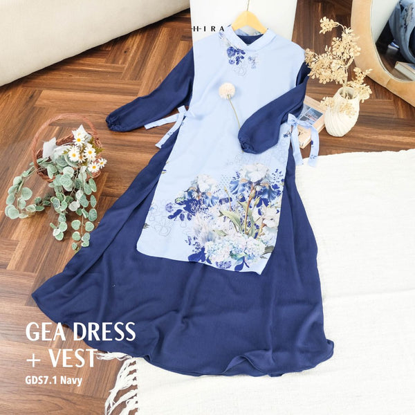 Gea Dress & Vest - GDS7.1 Navy