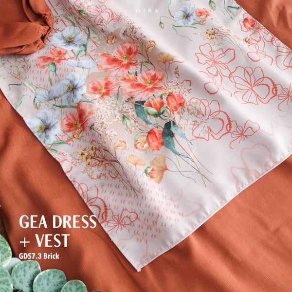 Gea Dress & Vest - GDS7.3 Brick